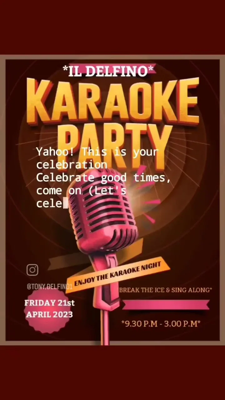 KARAOKE BAR * IL DELFINO*